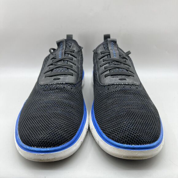 Cole Haan Zerogrand Stitchlite Oxford Men's Size 13 Black Blue Comfort Low Shoes - Picture 2 of 8